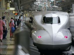 El tren transportaba a unos 1,000 pasajeros al momentos del incidentes. EFE / K. MAYAMA
