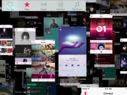 La plataforma Apple music podrá almacenar hasta 100 mil canciones sin ningún costo extra. ESPECIAL / apple.com