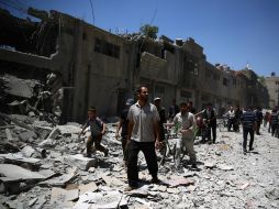 La violencia en Siria ha dejado a decenas de muertos y por lo menos 60 mil habitantes se han visto forzados a huir. AFP / A. Doumany