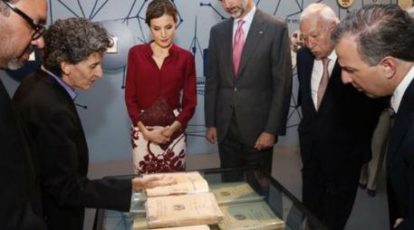 El acto fue en el antiguo Colegio de San Ildefonso. TWITTER / @CasaReal