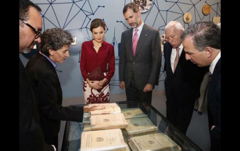 El acto fue en el antiguo Colegio de San Ildefonso. TWITTER / @CasaReal