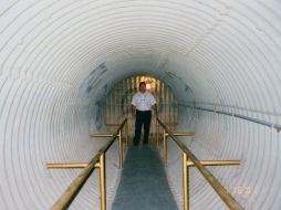 Este antiguo búnker antiatómico perdura como museo y cuenta con visitas guiadas. EFE / Cortesía