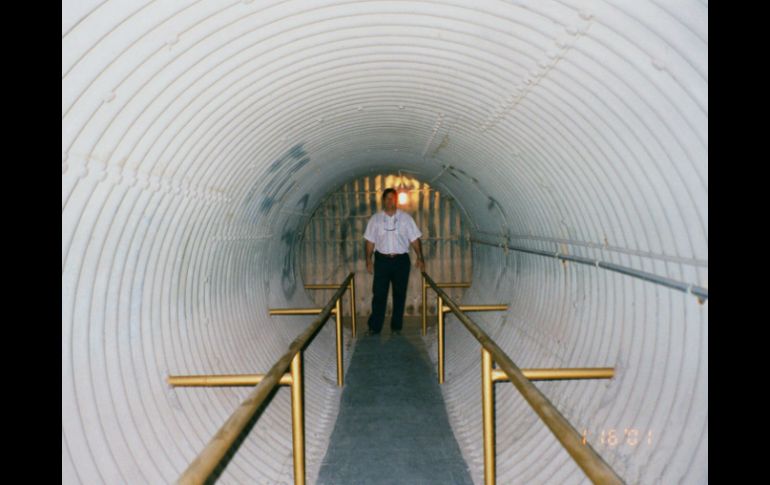 Este antiguo búnker antiatómico perdura como museo y cuenta con visitas guiadas. EFE / Cortesía