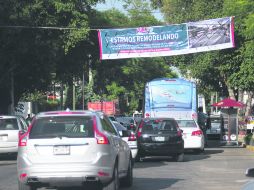SIOP. Las opciones de circulación para los automovilistas son la calle Morelos y la Avenida Hidalgo. EL INFORMADOR / F. Atilano