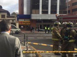 La policía inició investigaciones para determinar si los estallidos están relacionados con las FARC. TWITTER / @RafaelPardo