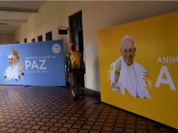 El desafío más importante que afronta la organización del viaje papal es el poco tiempo, ya que todo se coordinó en tres meses. AFP / N. Duarte