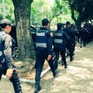Despliegan operativo permanente en la Condesa en el DF