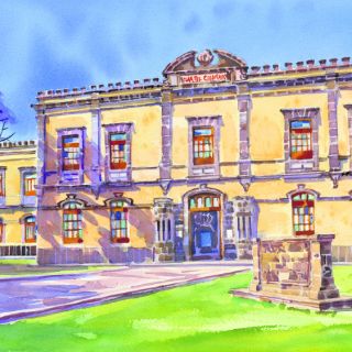 Por los pasillos del Cuartel Colorado