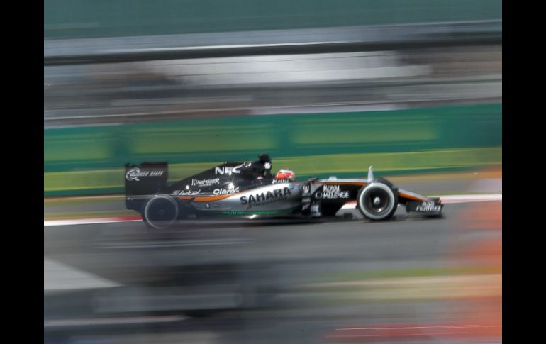 Pérez tuvo algunas dificultades para escalar puestos tras su primera parada. EFE / ARCHIVO