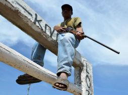 Los civiles grupos de autodefensa surgieron en diversos municipios de Michoacán el 24 de febrero del 2013. NTX / ARCHIVO