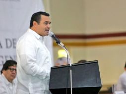 Renán Barrera Concha aseguró que buscará aumentar los recursos de manera significativa, ya que no pueden detener acciones prioritarias. TWITTER / @RenanBarrera