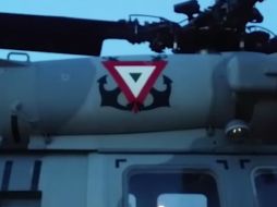 La Semar compartió imágenes de los impactos en redes sociales. YOUTUBE / Secretaría de Marina Armada de México