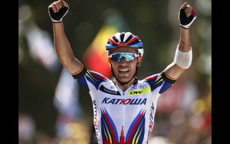 El catalán dominó la carrera de 159.5 kilómetros. EFE / S. Nogier