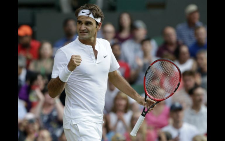 Roger Federer logra su cometido en menos de hora y media. AP / A. Grant