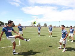 Los jugadores de las Chivas ya entrenan en Sacramento. TWITTER / @Chivas