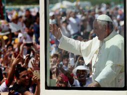 El Papa Francisco se reunirá con el presidente Evo Morales en el palacio de gobierno. EFE / L. Muñoz