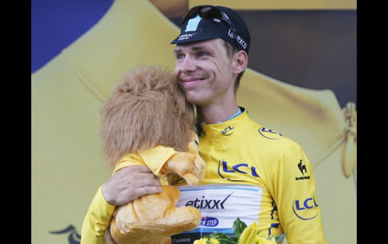 En la clasificación general, Martin, de 30 años, se convierte en el cuarto líder. AP / C. Ena