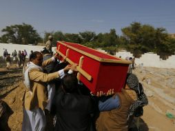 Debido a los ataques aéreos se han registrado tres mil muertos, mil 528 de ellos civiles. EFE / Y. Arhab