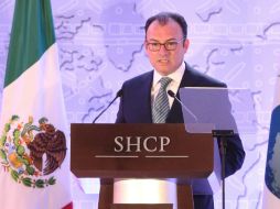 Videgaray aseguró que la reforma hacendaria está cumpliendo con su contribución a la estabilidad de la economía nacional. EFE / ARCHIVO