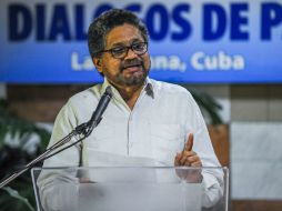 'La descontaminación de territorios de artefactos explosivos está en marcha', señala Iván Márquez. EFE / R. Pujol