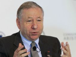 El presidente de la Federación Internacional de Automovilismo, Jean Todt, ofreció una conferencia de prensa ayer en la Ciudad de México NTX / C. Pereda
