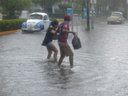 Las fuertes lluvias no dejarán de afectar a la Zona Metropolitana de Guadalajara. NTX / ARCHIVO