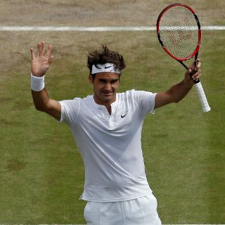 Federer clasifica a semifinales en Wimbledon