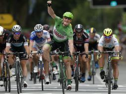 El 'gorila de Rostock', de 32 años, sumó así su octavo triunfo en al Grande Boucle. EFE / K. Ludbrook