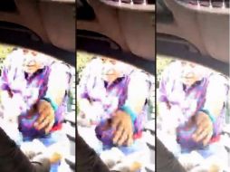 En la transmisión, Ferriz logró captar imágenes de sus asaltantes. ESPECIAL /