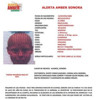 Menores estadounidenses desaparecen en Sonora