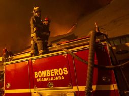 Bomberos de Guadalajara acudieron para atender un reporte hacia las 04:00 horas al 480 de la calle Francisco Javier. EL INFORMADOR / ARCHIVO