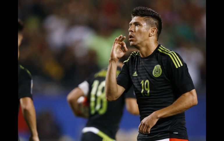 Oribe Peralta. El jugador del Tri aceptó que conforme avance el torneo el grado de complejidad será más elevado. AP / A. Nelles