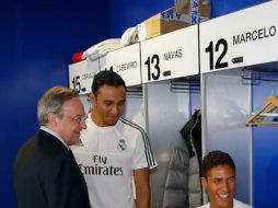 En esta imagen se ve cómo el número ya no es del mexicano. ESPECIAL / realmadrid.com