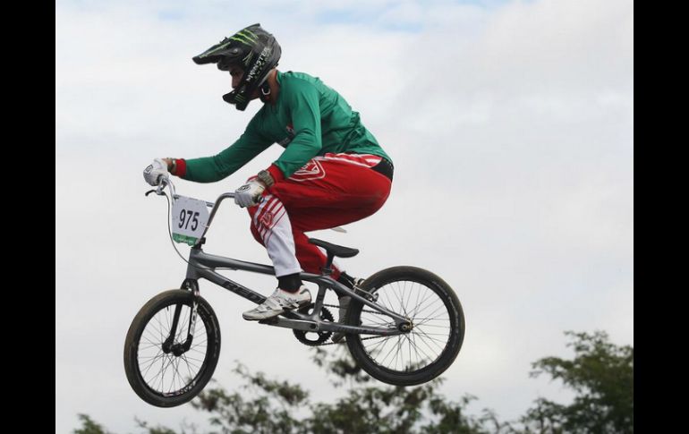'Poco a poco vamos cumpliendo el objetivo', apunto el medallista de bronce de este deporte en los Juegos Centroamericanos 2014. TWITTER / @CONADE