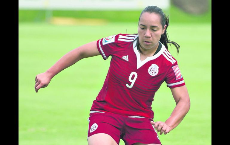 La delantera mexicana Charlyn Corral sufre un cuadro de varicela y por ello no podrá ver actividad en Toronto 2015.  /