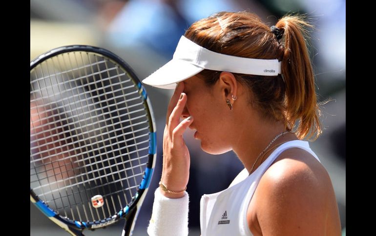 La española asegura que sentir nervios es normal y ni Serena Williams está exenta de ello. AFP / G. Kirk