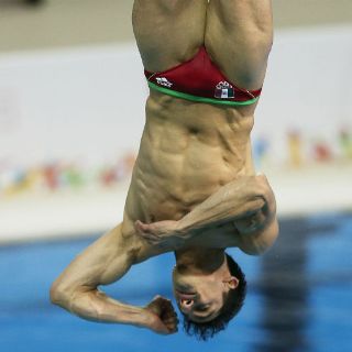 México hace 1-2 en trampolín varonil