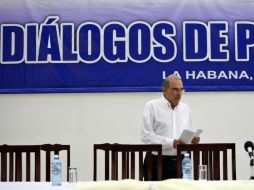 La noticia conocida desde Cuba en la jornada pareció inyectarle bríos a las negociaciones. EFE / E. Mastrascusa