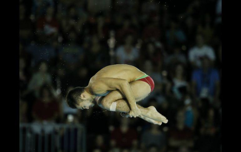 'El Pollo' realizó el clavado con mayor grado de dificultad con un valor de 4.1. EFE / J. Mendéz