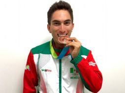 'Me siento muy bien. Me gustó muchísimo poder dar todo en la carrera', asegura Martínez. TWITTER / @CONADE