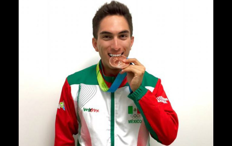 'Me siento muy bien. Me gustó muchísimo poder dar todo en la carrera', asegura Martínez. TWITTER / @CONADE