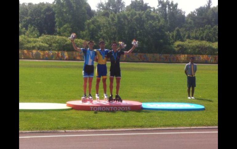 Jorge logró hacer en Canadá lo que no pudo en Guadalajara, subir al podio. TWITTER / @Conade