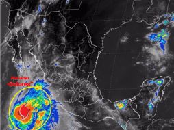 El SMN informa que 'Dolores' se desplaza sobre aguas del Pacífico mexicano. TWITTER / @conagua_clima