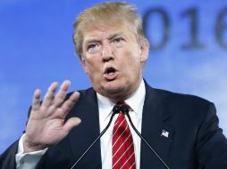 Donald Trump dijo que no se dejará intimidar por las amenazas. AP / ARCHIVO