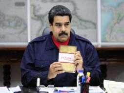 Maduro reiteró que la violencia y el crimen organizado se deben a la infiltración de 'elementos paramilitares'. EFE /
