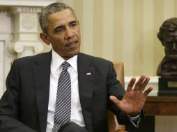 Obama reiteró que permanecerán 'vigilantes en contrarrestar las actividades desestabilizadores del régimen iraní en la región'. AP / J. Martin