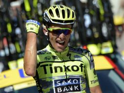 Rafal Majka fue el hombre más destacado de la escapada del día. AFP / J. Pachoud