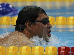 Arnulfo Castorena compite mañana en la prueba de los 50 metros pecho, su especialidad. MEXSPORT / O. Aguilar