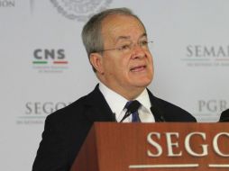 La “PGR dirá si hay funcionarios implicados en la fuga”, dice el Comisionado Nacional de Seguridad. NTX / ARCHIVO