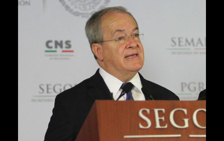 La “PGR dirá si hay funcionarios implicados en la fuga”, dice el Comisionado Nacional de Seguridad. NTX / ARCHIVO